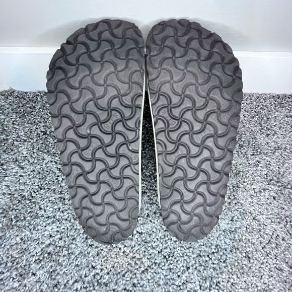 Birkenstock Arizona Big Buckle Beige Leather Sandals Women’s 7–7.5 EU 38 - Picture 6 of 6